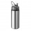 Botella de aluminio con pajita plegable 600 ml merchandising Color Plata Mate