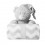 Osito de peluche con manta de forro polar para publicidad