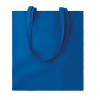Bolsa algodón de colores con asas largas para personalizar Color Azul Royal