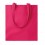Bolsa algodón de colores con asas largas para regalo promocional Color Fucsia