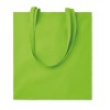 Bolsa algodón de colores con asas largas para eventos Color Verde lima