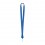Lanyard de poliéster con clip metálico extensible promocional Color Azul Royal