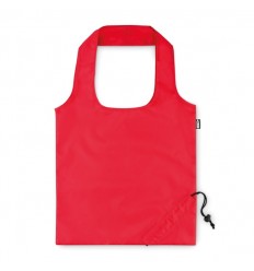 Bolsa plegable ecológica con asas cortas publicitaria Color Rojo