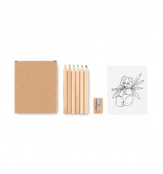 Set con 20 páginas diseñadas para colorear publicitario