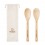Set de utensilios para ensalada de bambú barato
