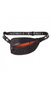 Bandolera Festibax con bolsillos antirrobo y accesorios