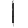 Bolígrafo con acabado de caucho personalizado Color Negro