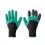 Set de guantes de jardín para cavar publicitario Color Verde