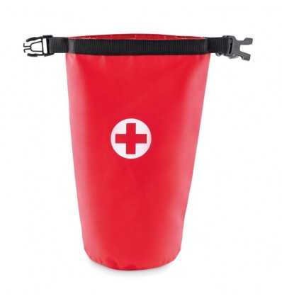 Set de primeros auxilios con bolsa personalizado Color Rojo