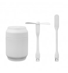 Humidificador con forma de lata publicitario Color Blanco