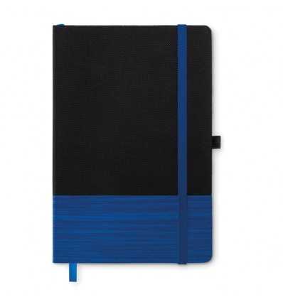 Libreta A5 con tapa non-woven publicitaria Color Azul