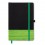 Libreta A5 con tapa non-woven merchandising Color Verde lima