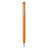 Bolígrafo aluminio giratorio para publicidad Color Naranja