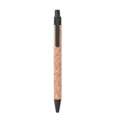 Bolígrafo de corcho ecológico personalizado Color Negro