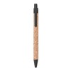 Bolígrafo de corcho ecológico personalizado Color Negro