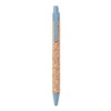 Bolígrafo de corcho ecológico barato Color Azul