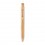 Bolígrafo de bambú con clip de color con logo