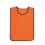 Chaleco deportivo de poliéster merchandising Color Naranja Fluorescente