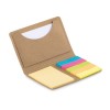 Tarjetero con bloc de notas personalizado Color Beige