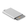 Tarjetero RFID de aluminio Secure promocional Color Plata Mate