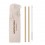 Set de pajitas de bambú con cepillo limpiador barato