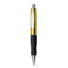 Bolígrafo antideslizante con clip de metal merchandising Color Amarillo