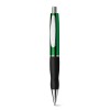 Bolígrafo antideslizante con clip de metal para publicidad Color Verde