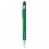 Bolígrafo con soporte para teléfono promocional Color Verde