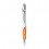 Bolígrafo con clip y goma antideslizante para publicidad Color Naranja