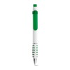 Bolígrafo de plástico con clip promocional Color Verde