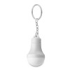 Llavero con luz LED con forma de lámpara merchandising Color Blanco
