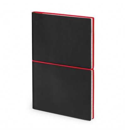 Cuaderno A5 con páginas pautadas personalizado Color Rojo