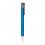 Bolígrafo aluminio con acabado metalizado personalizado Color Azul
