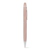 Bolígrafo de metal con puntero táctil barato Color Rosa claro