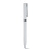 Bolígrafo de aluminio con clip Claris personalizado Color Blanco