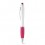 Bolígrafo con clip de metal y puntero táctil personalizado Color Rosa