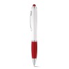 Bolígrafo con clip de metal y puntero táctil merchandising Color Rojo