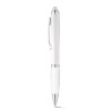 Bolígrafo con clip de metal y puntero táctil para publicidad Color Blanco