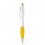 Bolígrafo con clip de metal y puntero táctil para empresas Color Amarillo