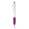 Bolígrafo con clip de metal y puntero táctil para regalo promocional Color Morado