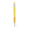 Bolígrafo con puntera antideslizante para publicidad Color Amarillo