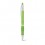 Bolígrafo con puntera antideslizante con logo Color Verde claro
