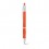 Bolígrafo con puntera antideslizante para regalo promocional Color Naranja