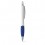 Bolígrafo con clip de metal y puntera de color promocional Color Azul