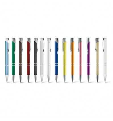 Bolígrafo de aluminio de varios colores publicitario