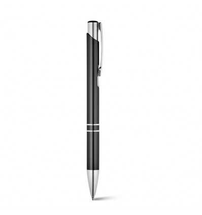 Bolígrafo de aluminio de varios colores personalizado Color Negro