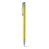 Bolígrafo de aluminio de varios colores merchandising Color Amarillo