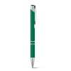 Bolígrafo de aluminio de varios colores para publicidad Color Verde