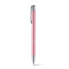 Bolígrafo de aluminio de varios colores para empresas Color Rosa claro