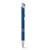 Bolígrafo de aluminio de varios colores económico Color Azul royal